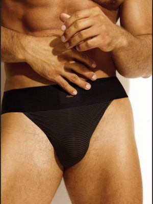 Pro Sport Brief - NOIR STRIPE